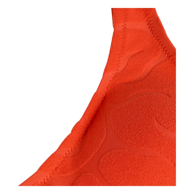 Sunero Roccia Camiseta de punto con textura | Rojo