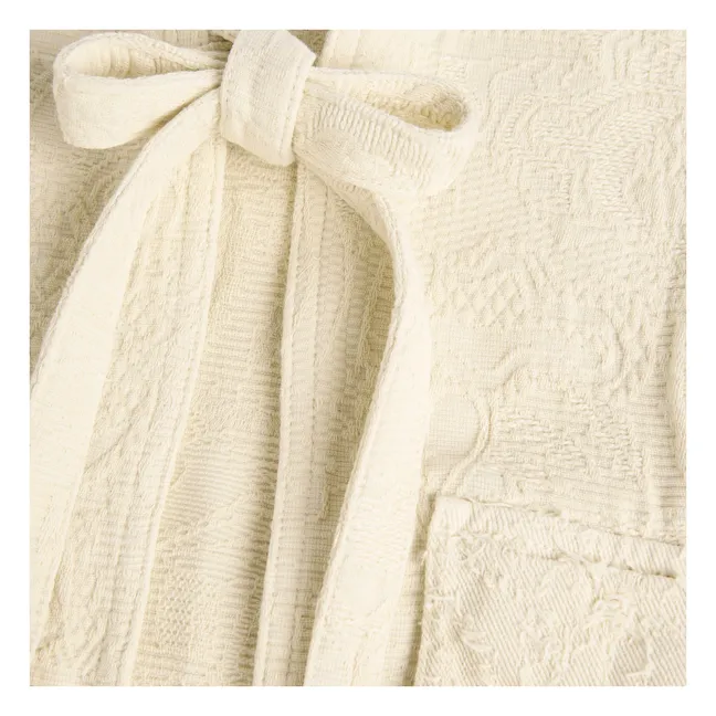 Gilet Sans Manches Lia Brodé | Ecru