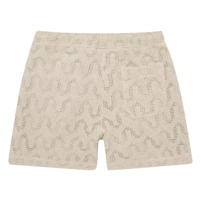 Atlas Crochet Short | Ecru