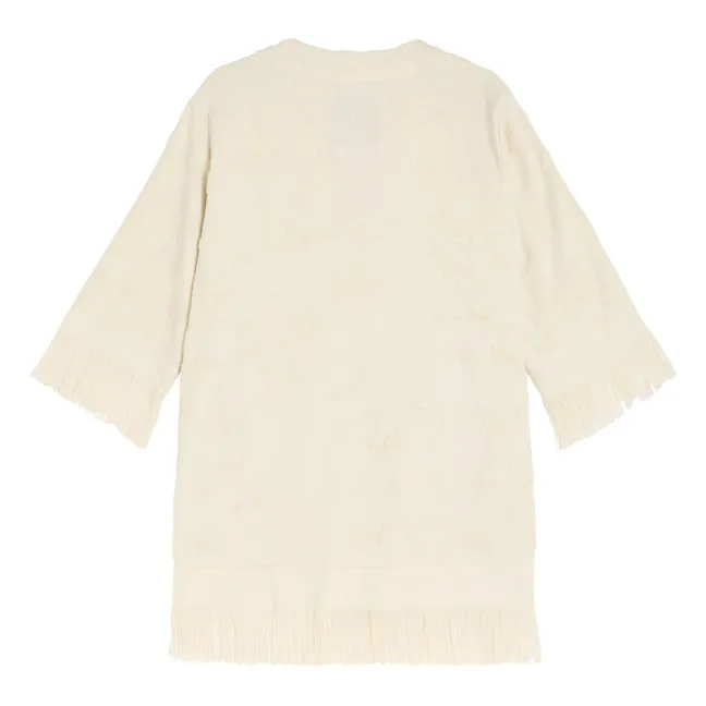 Vestido texturizado Fosca Miki | Crudo