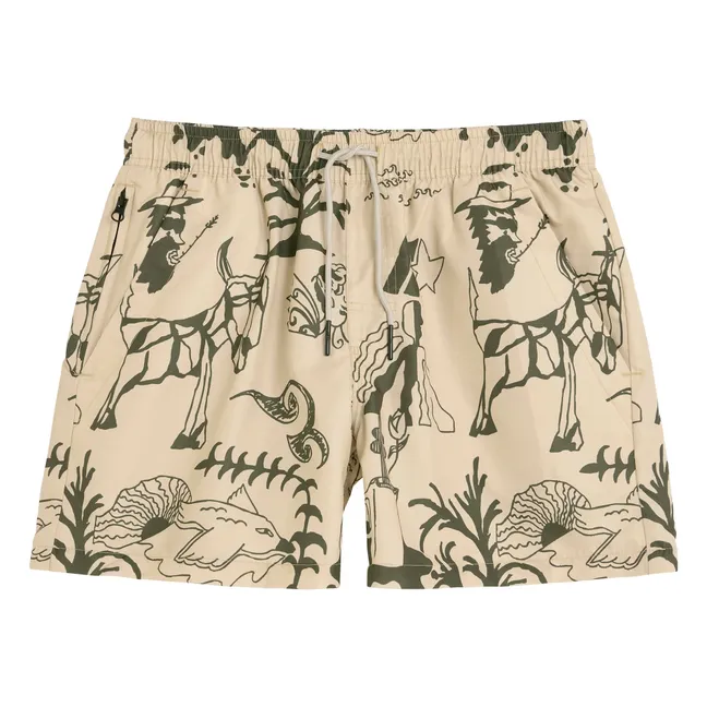 Shorts de baño Poplan | Beige