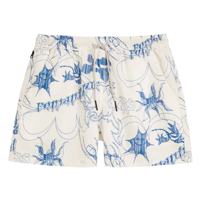 Short de Bain Romantique | Bleu