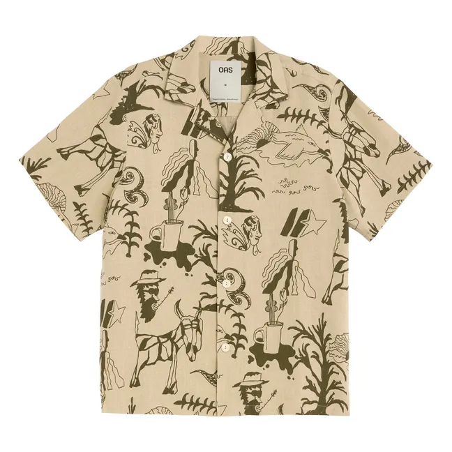 Camisa Poplan Cuba | Beige