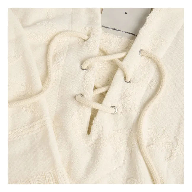 Vestido texturizado Fosca Miki | Crudo