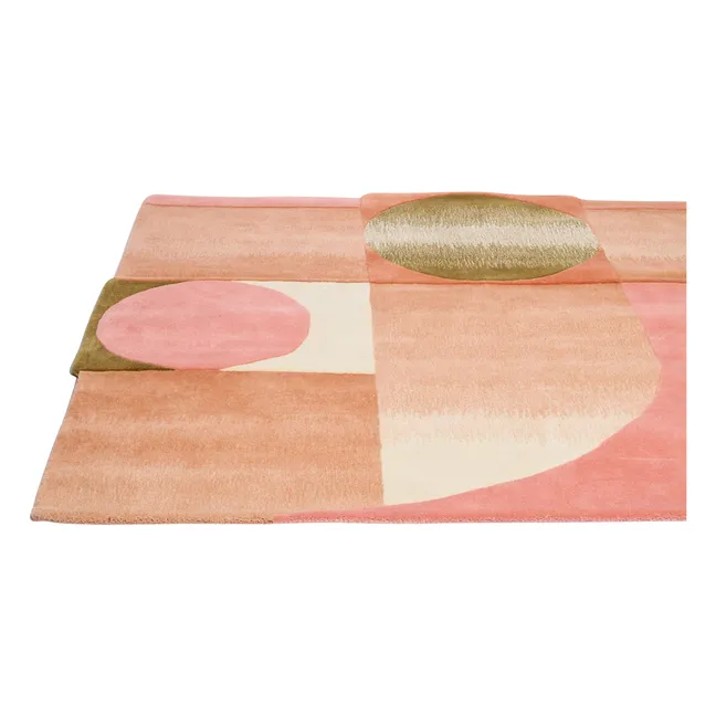 Alfombra de lana Atlas | Rosa