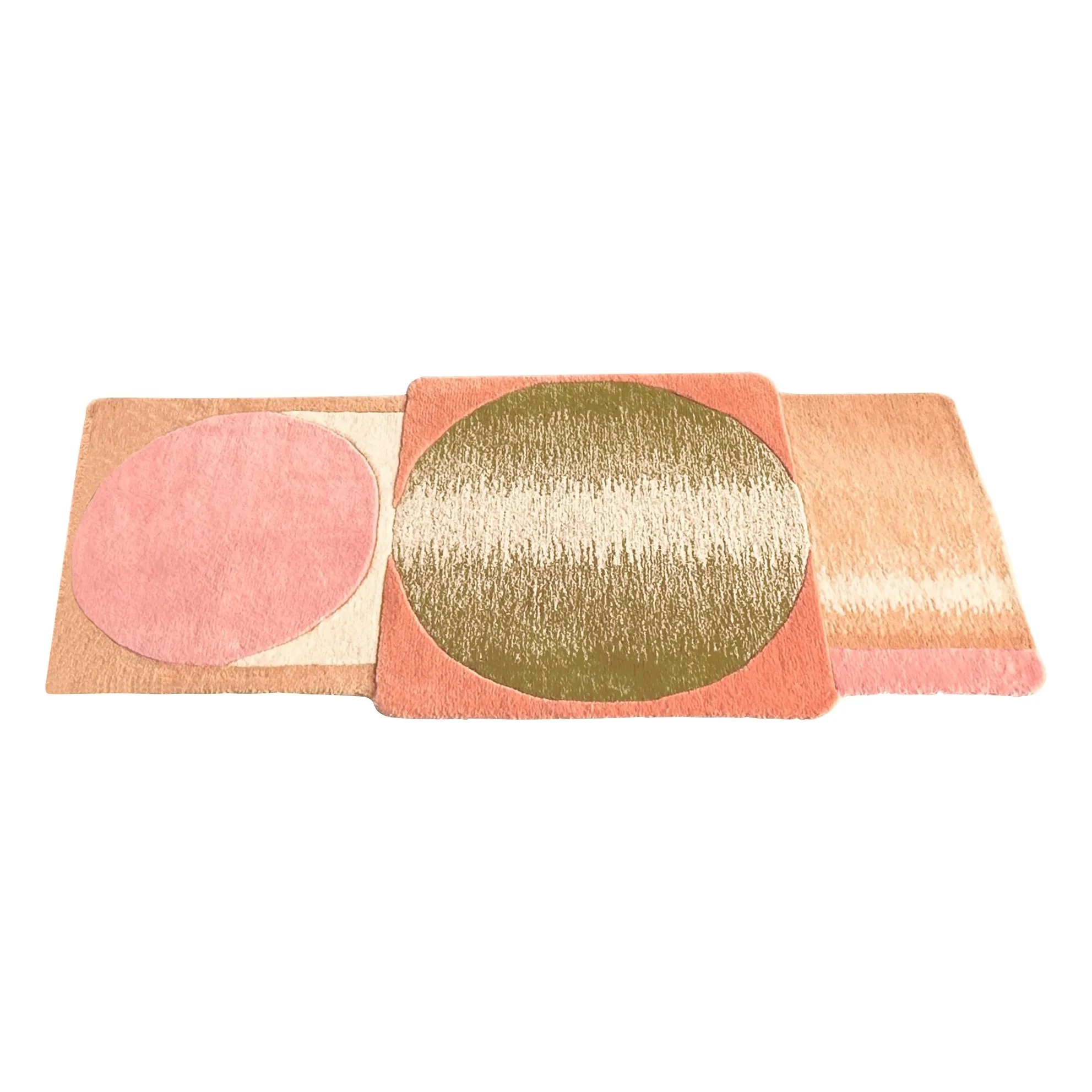 Atlas wool carpet | Pink- Product image n°0