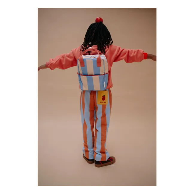 Small Striped Backpack | Blue