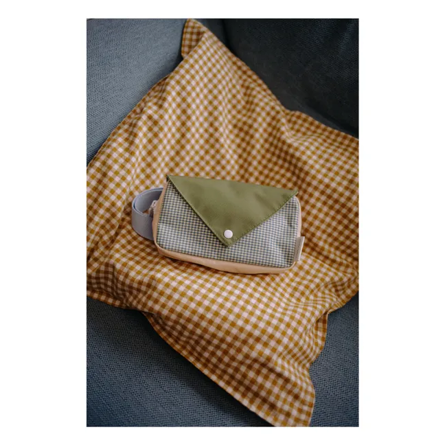 Sobre pequeño Banana Bag Carreaux | Marrón