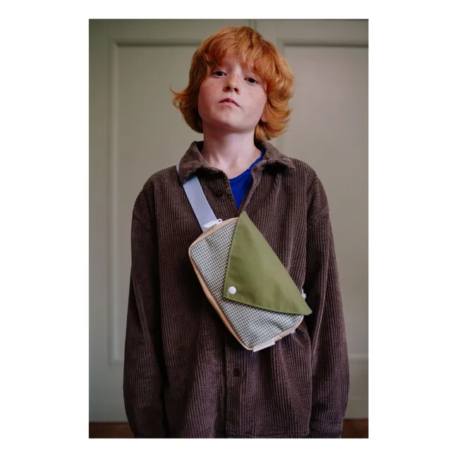 Sac Banane Small Envelope Carreaux | Marron