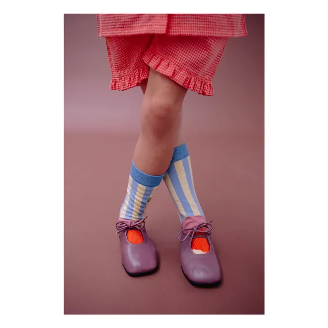 Chaussettes Rayées | Bleu
