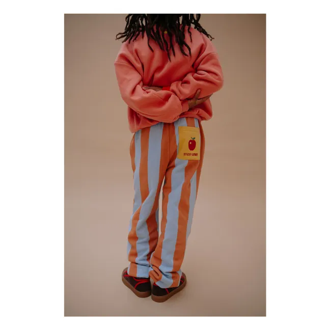 Jogger rayas limón | Naranja