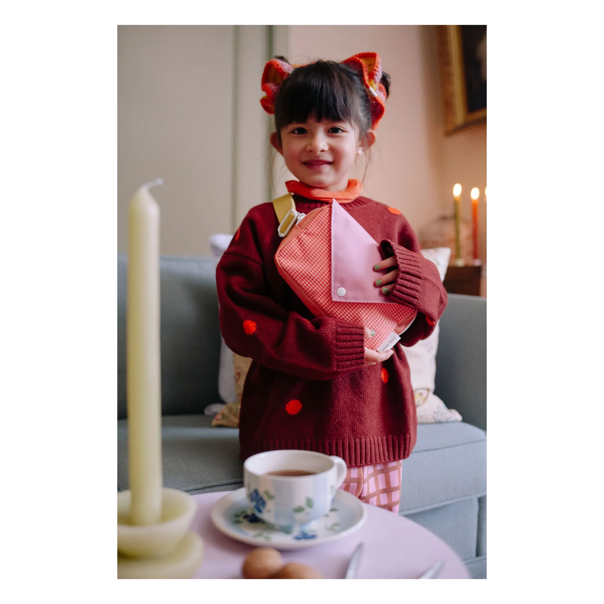 Chouchou Crochet | Orange- Image produit n°1