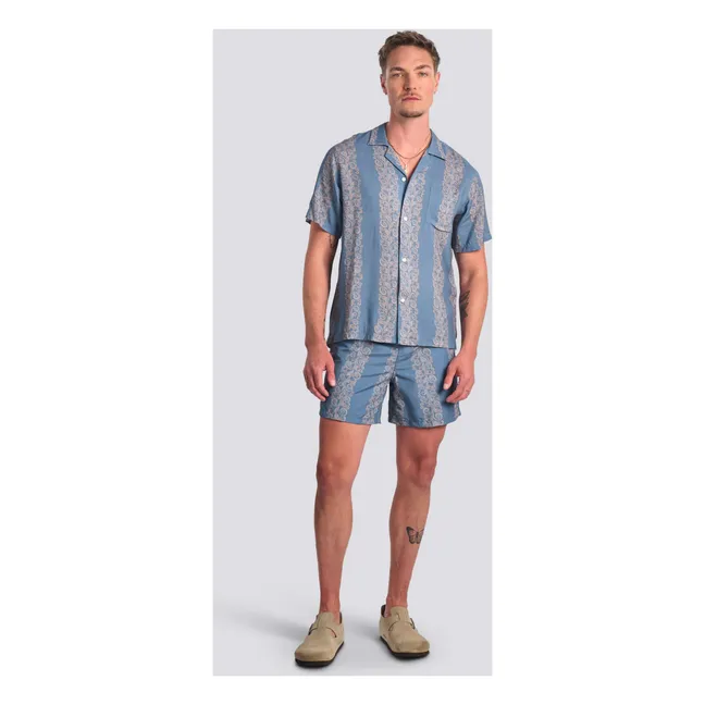 Badeshorts Coral Fiesta | Hellblau