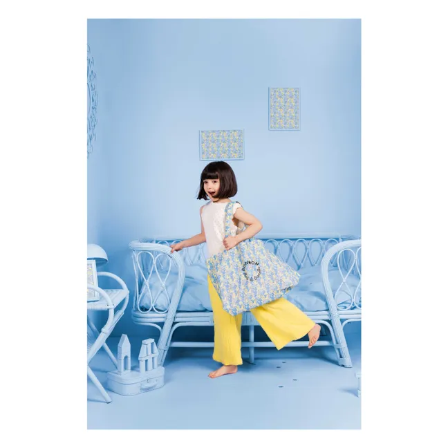 Pantalon Poches Lauren Gaze de Coton | Jaune