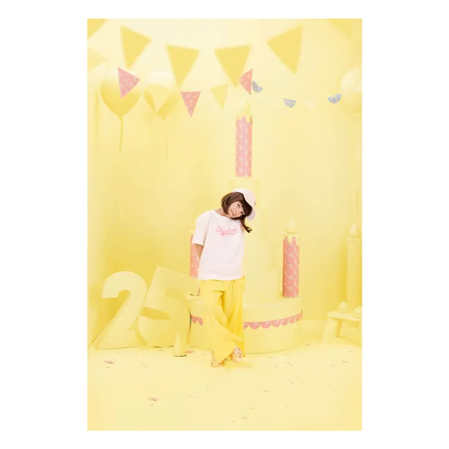 Pantalon Poches Lauren Gaze de Coton Capsule 25 ans | Jaune