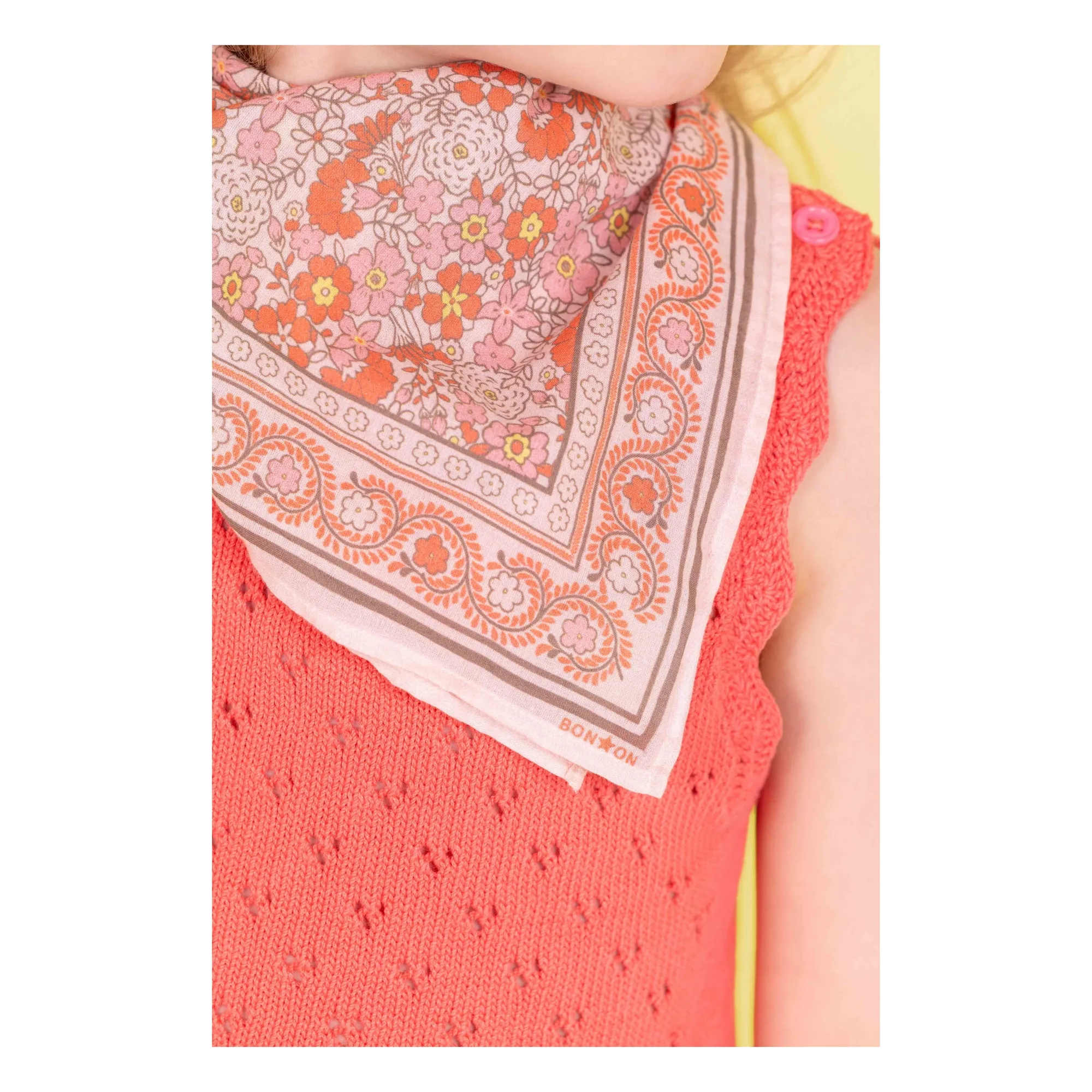 Foulard Fleuri Capsule 25 ans | Rose- Image produit n°7