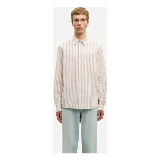Camisa a cuadros Saryan J | Blanco Roto