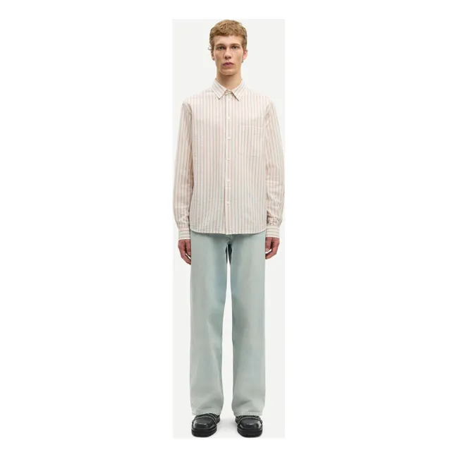 Camisa a cuadros Saryan J | Blanco Roto