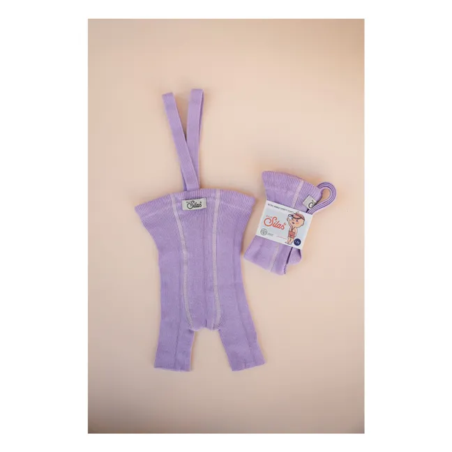 Organic Cotton Shorty Tights | Lavender