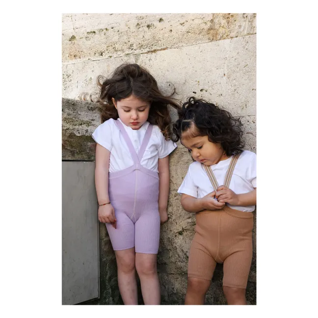 Organic Cotton Shorty Tights | Lavender
