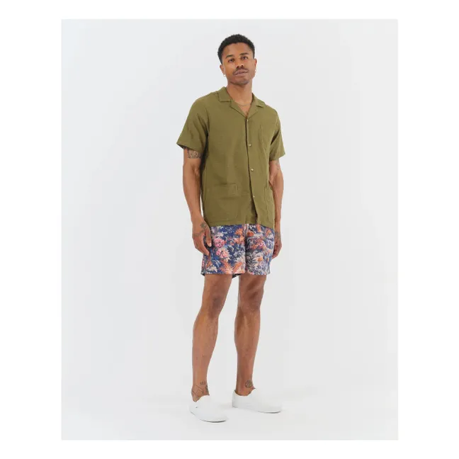 Badeshorts Wald  | Dunkelblau