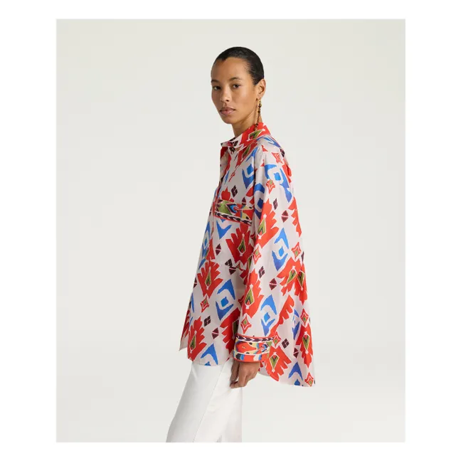 Lucha Cotton shirt | Red