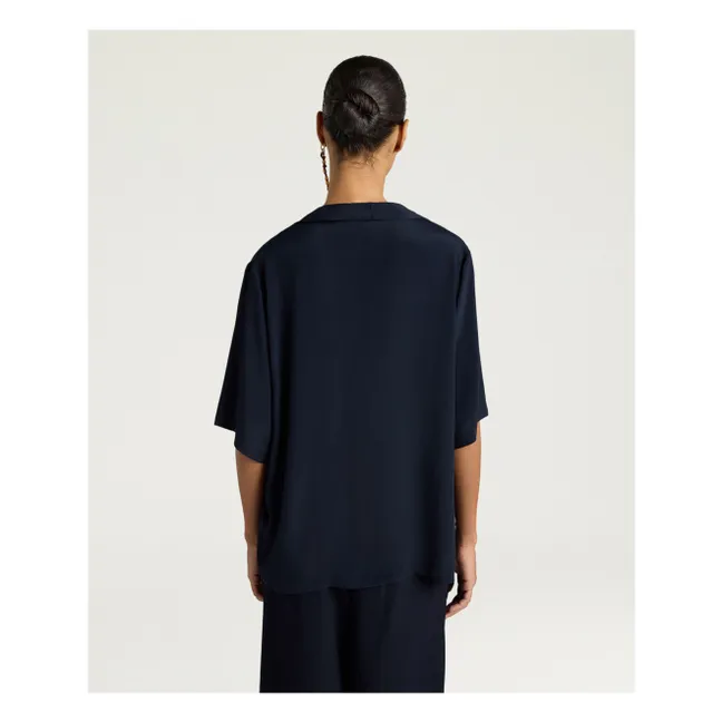 Blouse Manches Courtes Salvia | Bleu marine