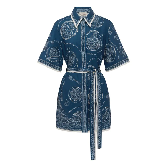 Robe Chemise Lucky Lin | Bleu