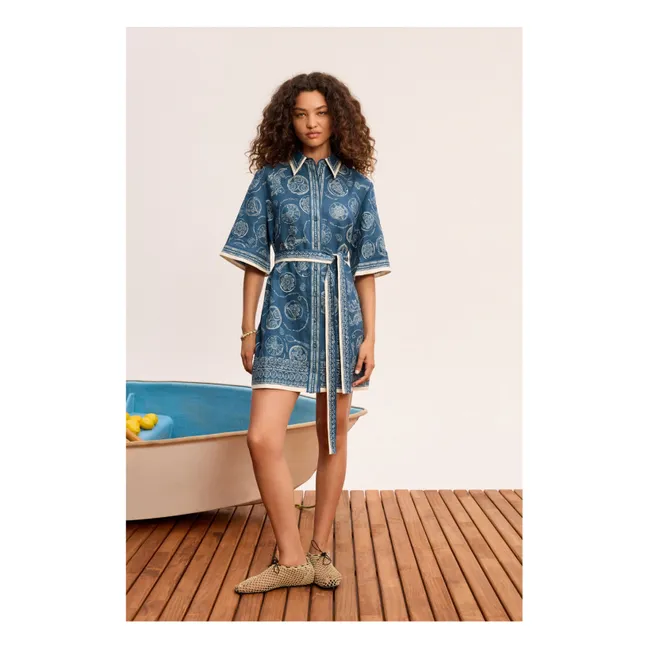 Robe Chemise Lucky Lin | Bleu