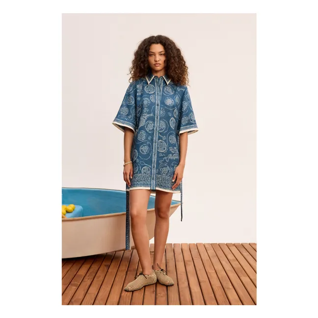 Robe Chemise Lucky Lin | Bleu