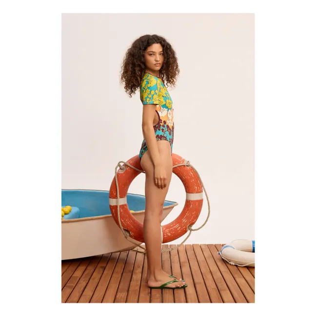 Maillot Une Pièce Splice | Vert