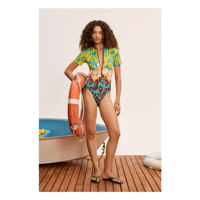 Maillot Une Pièce Splice | Vert