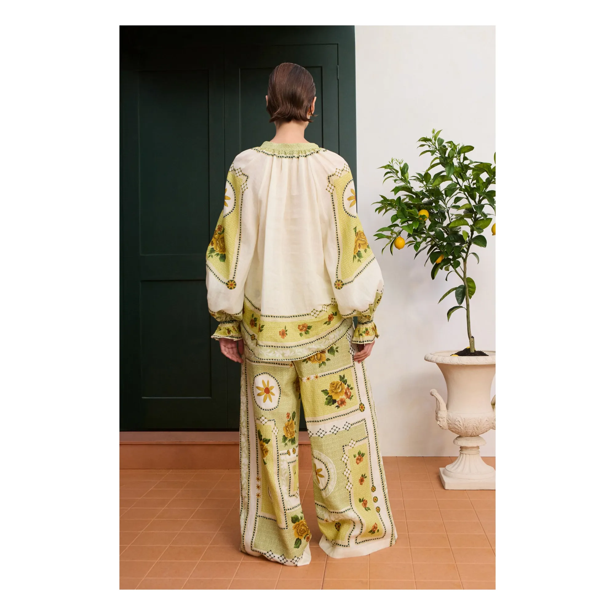 Pantalon Dixie Lin | Jaune- Image produit n°3