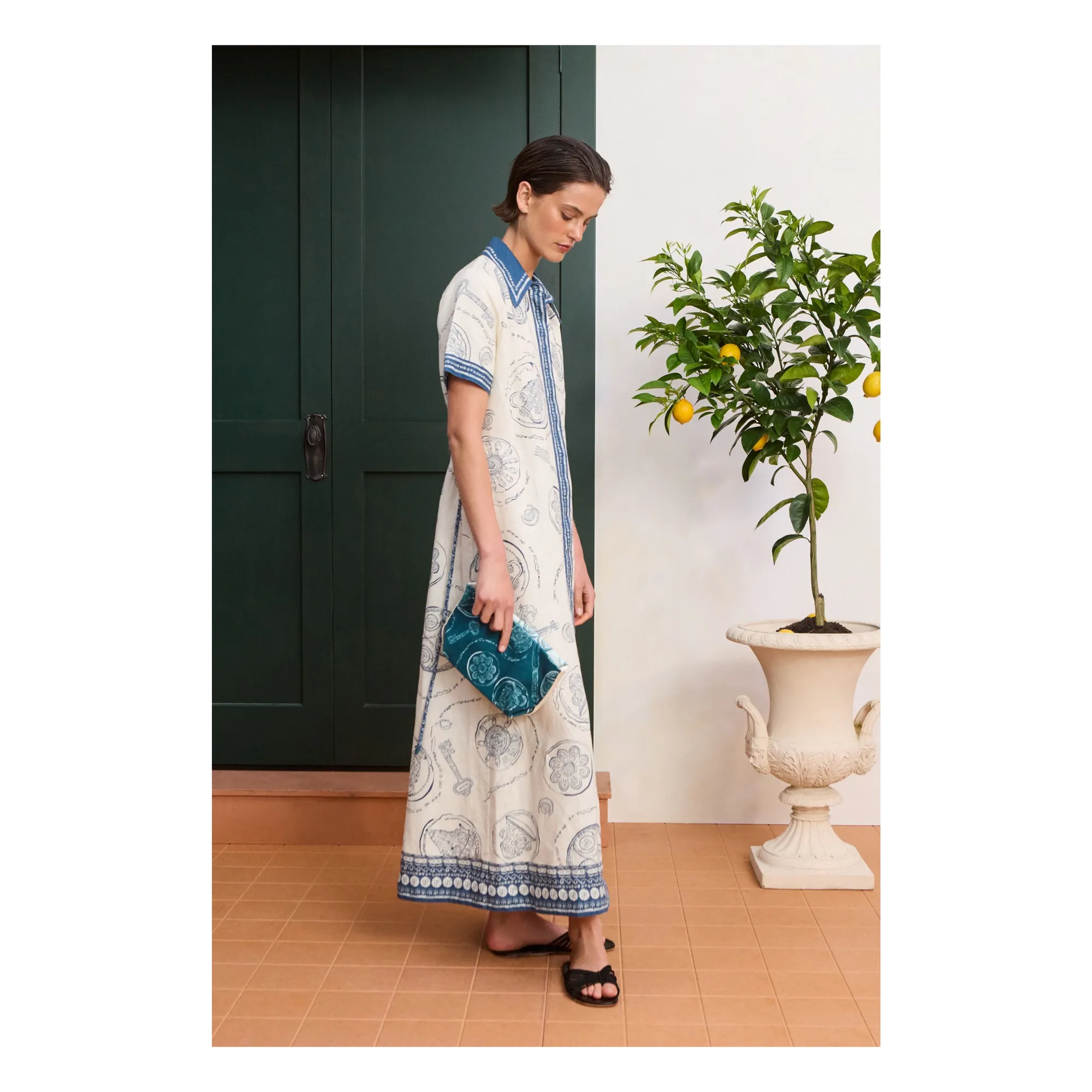 Robe Chemise Lucky Lin | Ivoire- Image produit n°3