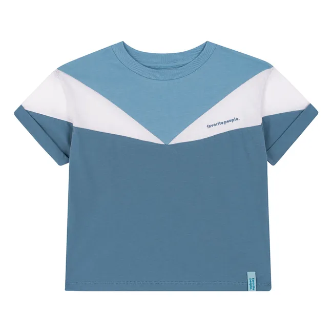 Classmate organic cotton T-shirt | Blue