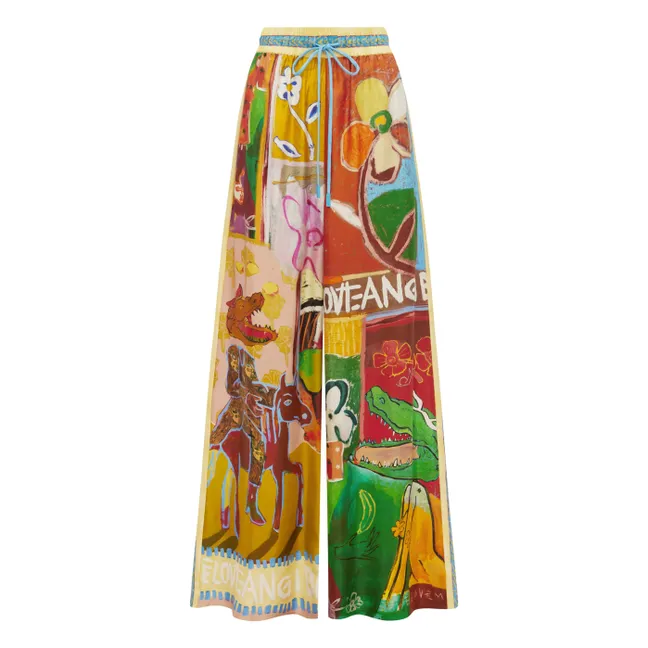 Pantalon Mlak Soie | Marron