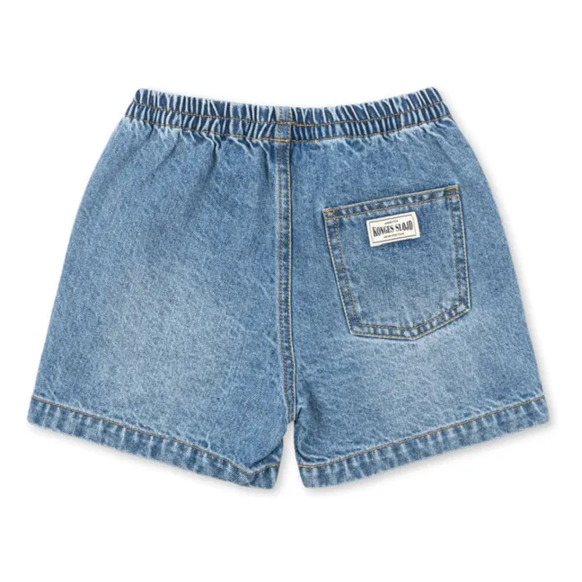 Short Denim Magot Coton Bio | Bleu