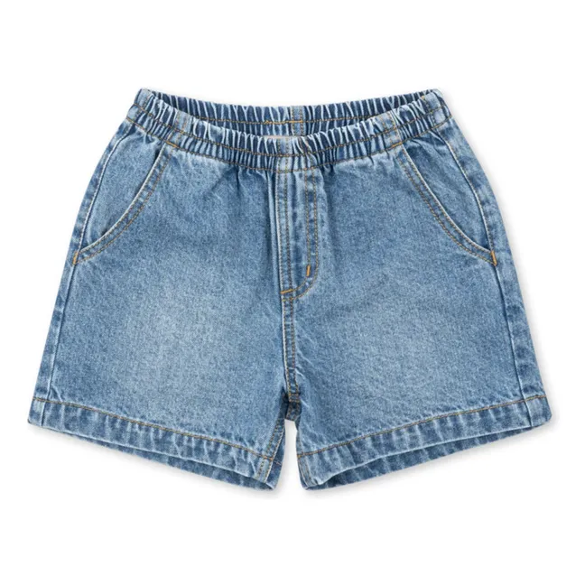 Short Denim Magot Coton Bio | Bleu