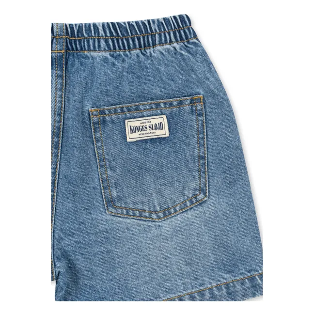 Short Denim Magot Coton Bio | Bleu