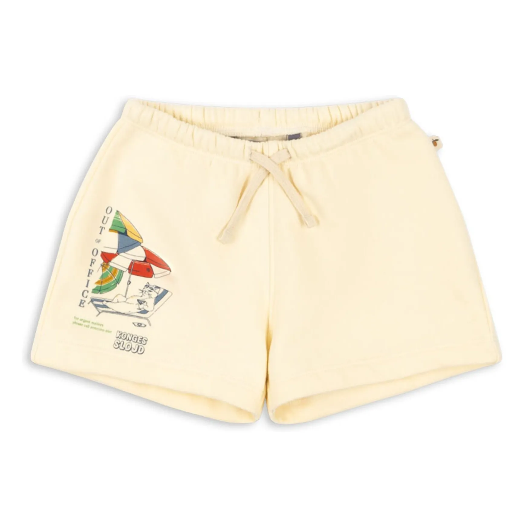 Short Lou Out Of Office Coton Bio | Jaune pâle- Image produit n°0