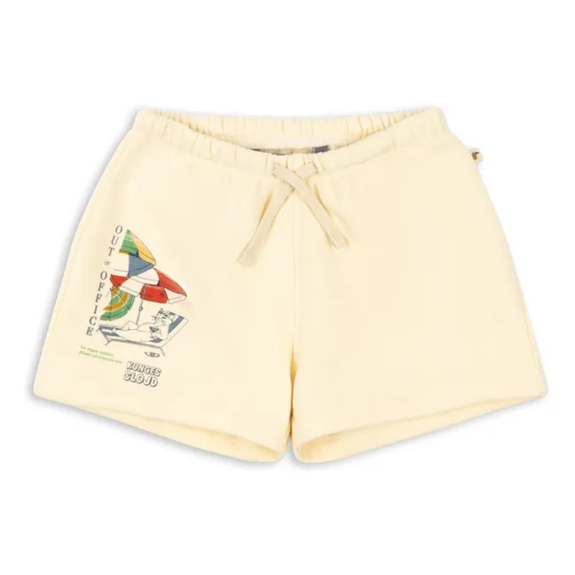 Short Lou Out Of Office Coton Bio | Jaune pâle