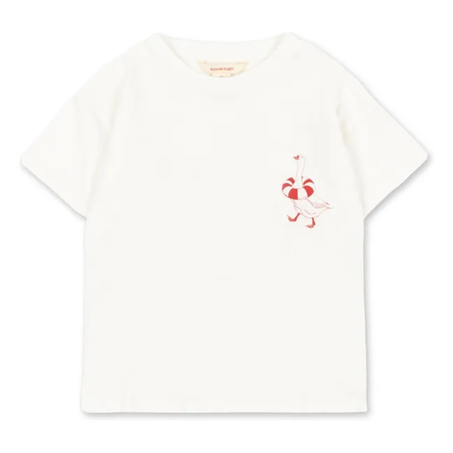 T-shirt Era Canard Coton Bio | Blanc