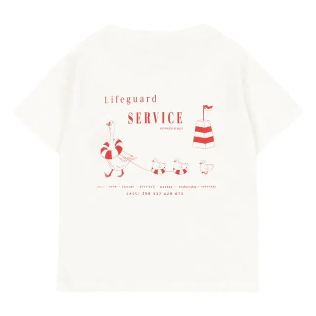 T-shirt Era Canard Coton Bio | Blanc