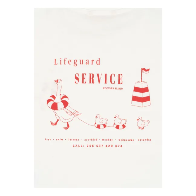 T-shirt Era Canard Coton Bio | Blanc