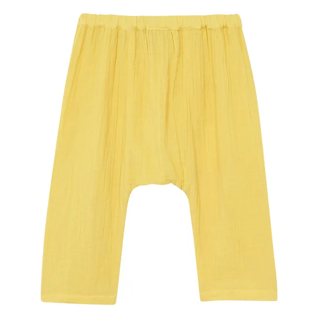 Pantalon Laos Gaze de Coton Capsule 25 ans | Jaune
