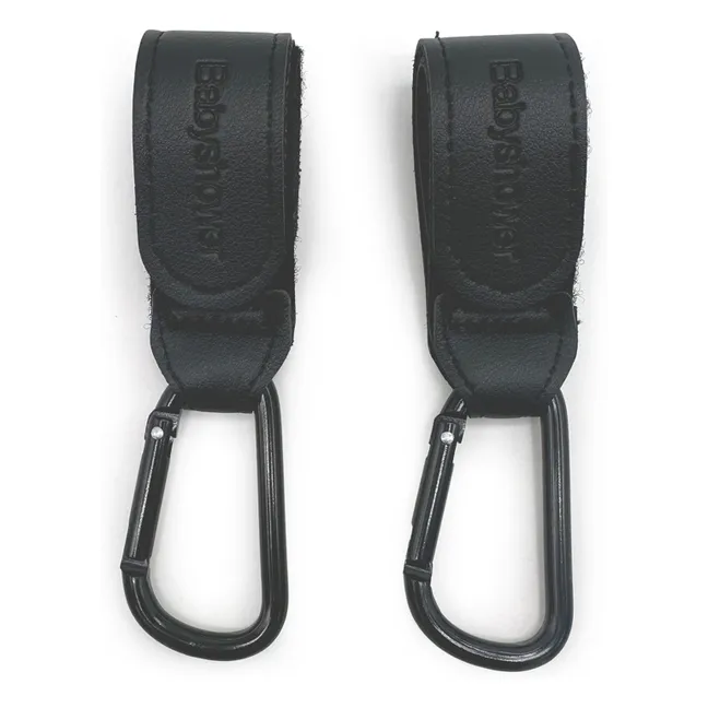 Crochets pour poussette - Set de 2 | Noir