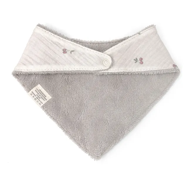 Babero bandana cerezas | Crudo