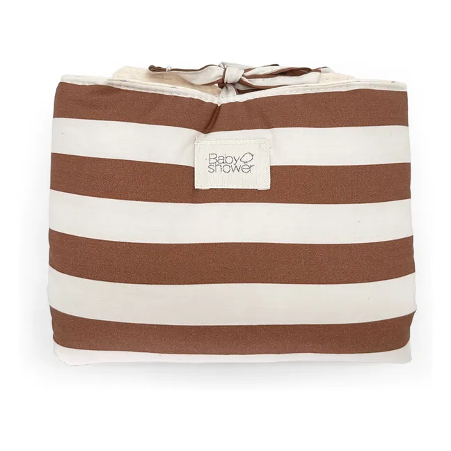 Matelas à langer de voyage Audrey Caramel Sailor | Caramel