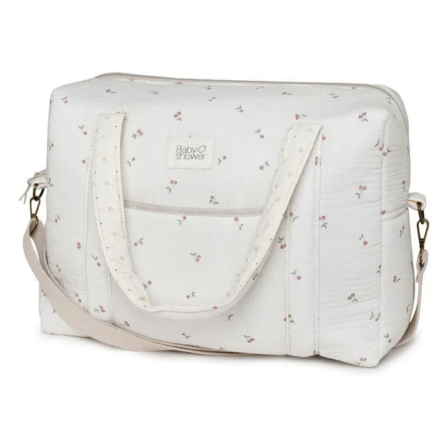 Sac à langer Camila Cherries | Ecru