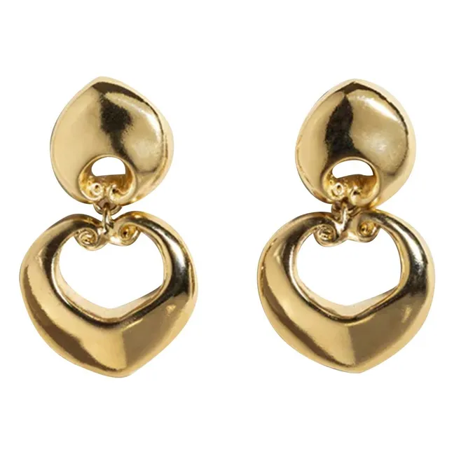 Boucles d'Oreilles Les Volutes | Doré